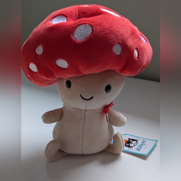 Retired Jellycat Fun-Guy Robbie Mushroom - Rare HTF 🍄 - Picture 3 of 4